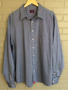 UNTUCKit Kamptaler Men's Long Sleeve Oxford Shirt Size XXL